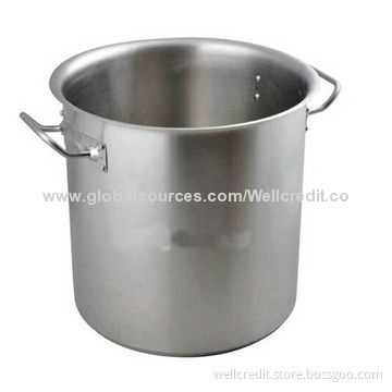 Stainless steel soup stock pot for hotel